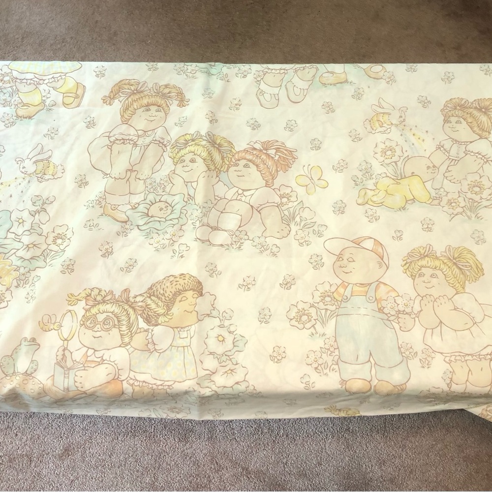 Vintage Cabbage Patch Full size flat sheet